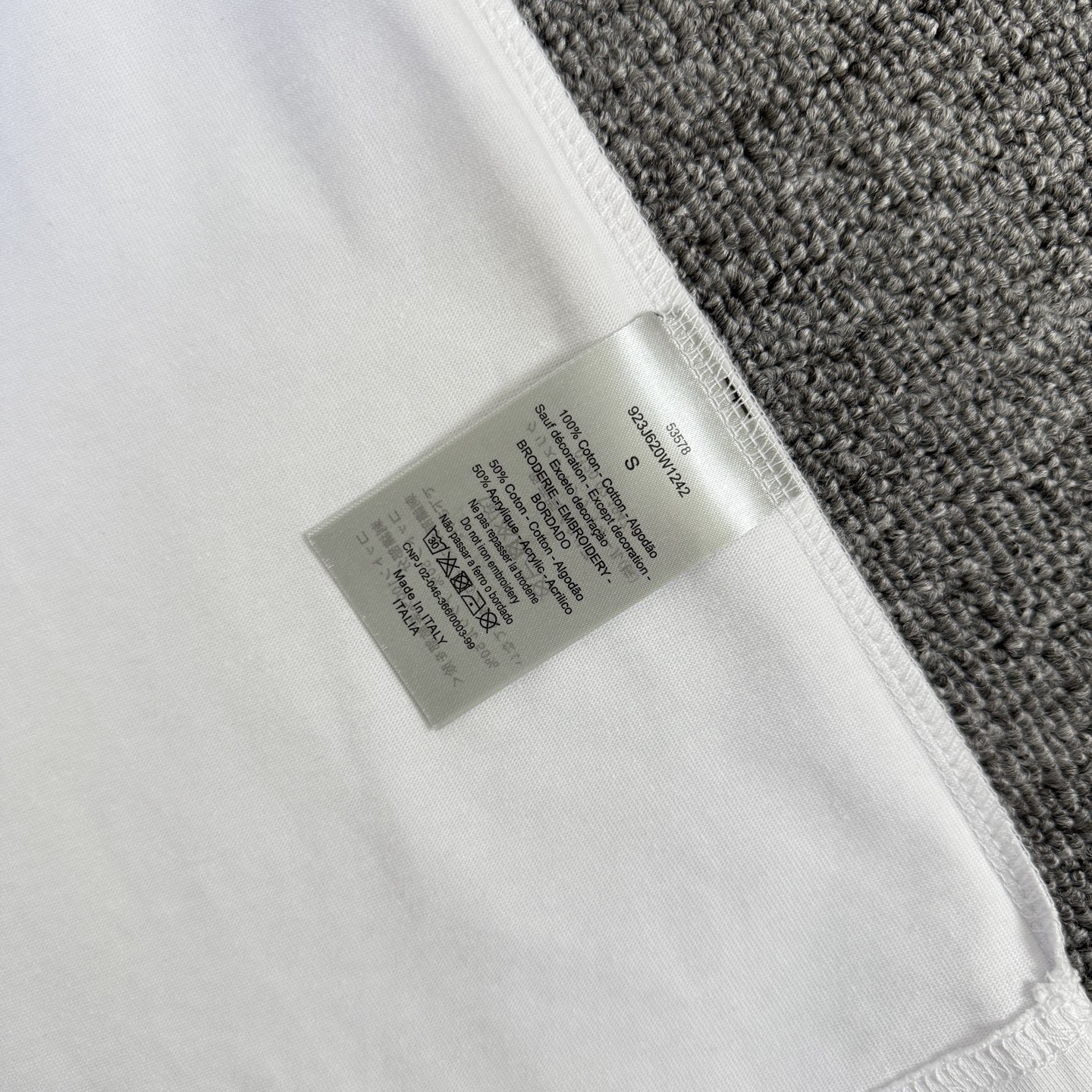 Dior DIOR/迪奥 高品质320克圆领短袖T恤