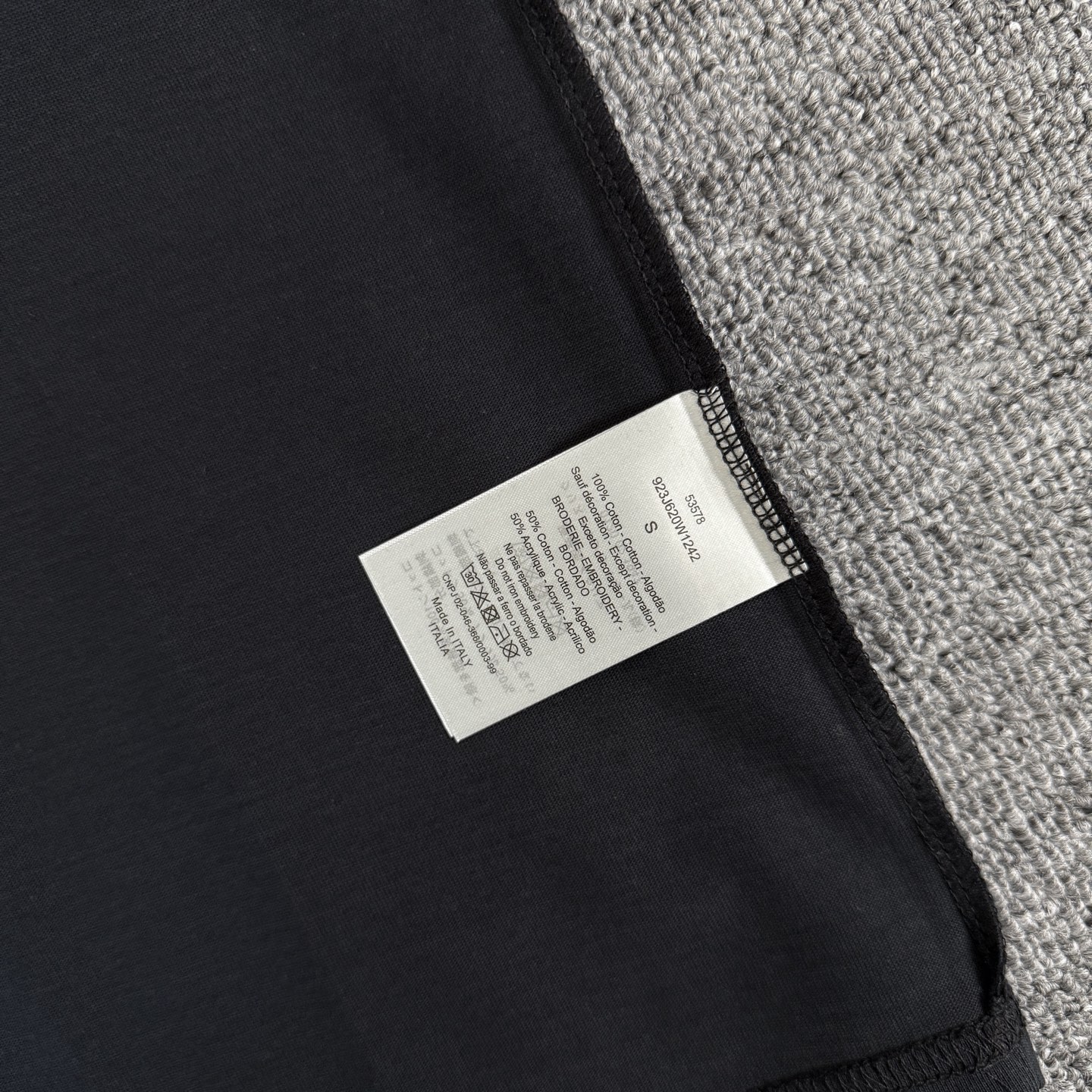 Dior DIOR/迪奥 高品质320克圆领短袖T恤