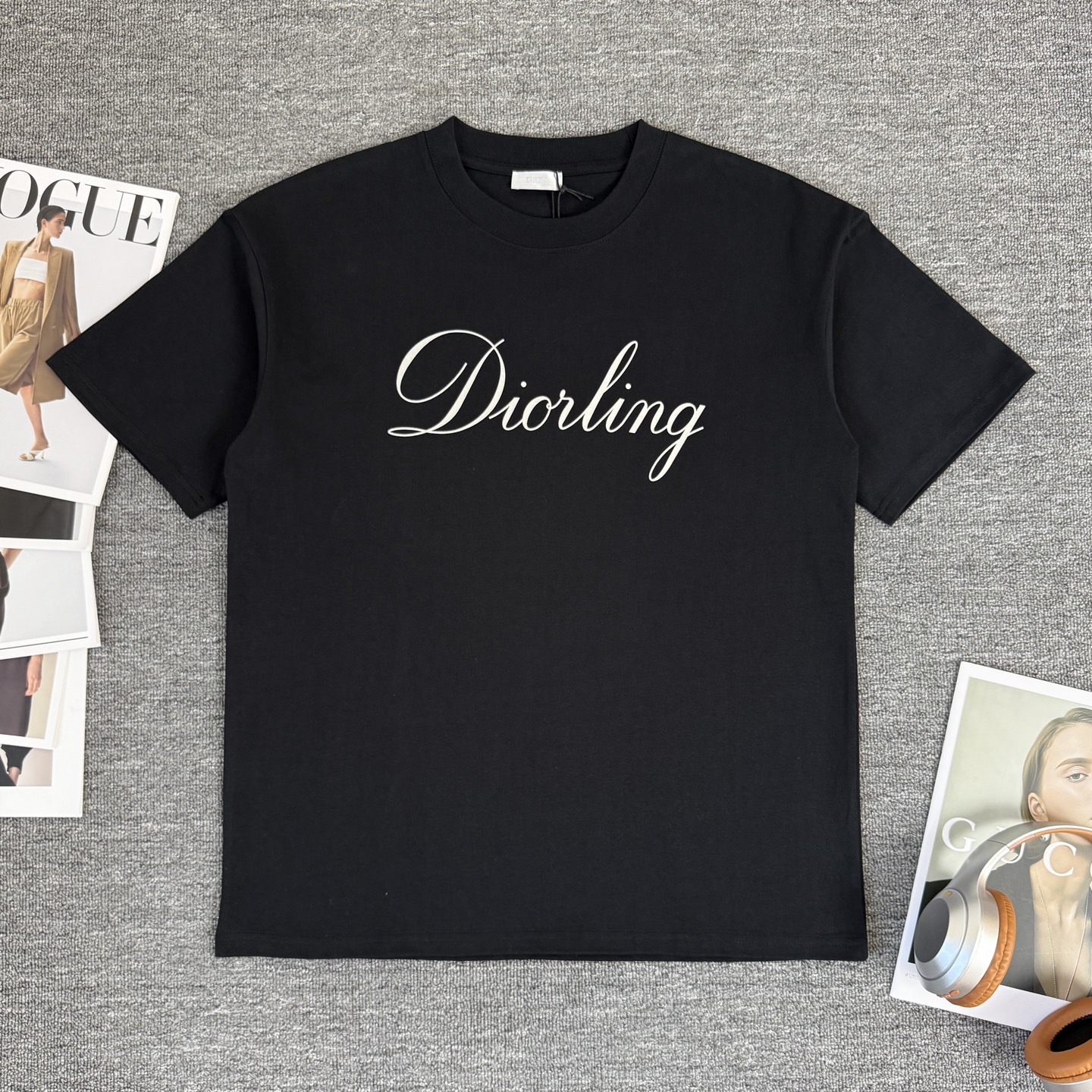 Dior DIOR/迪奥 高品质320克圆领短袖T恤