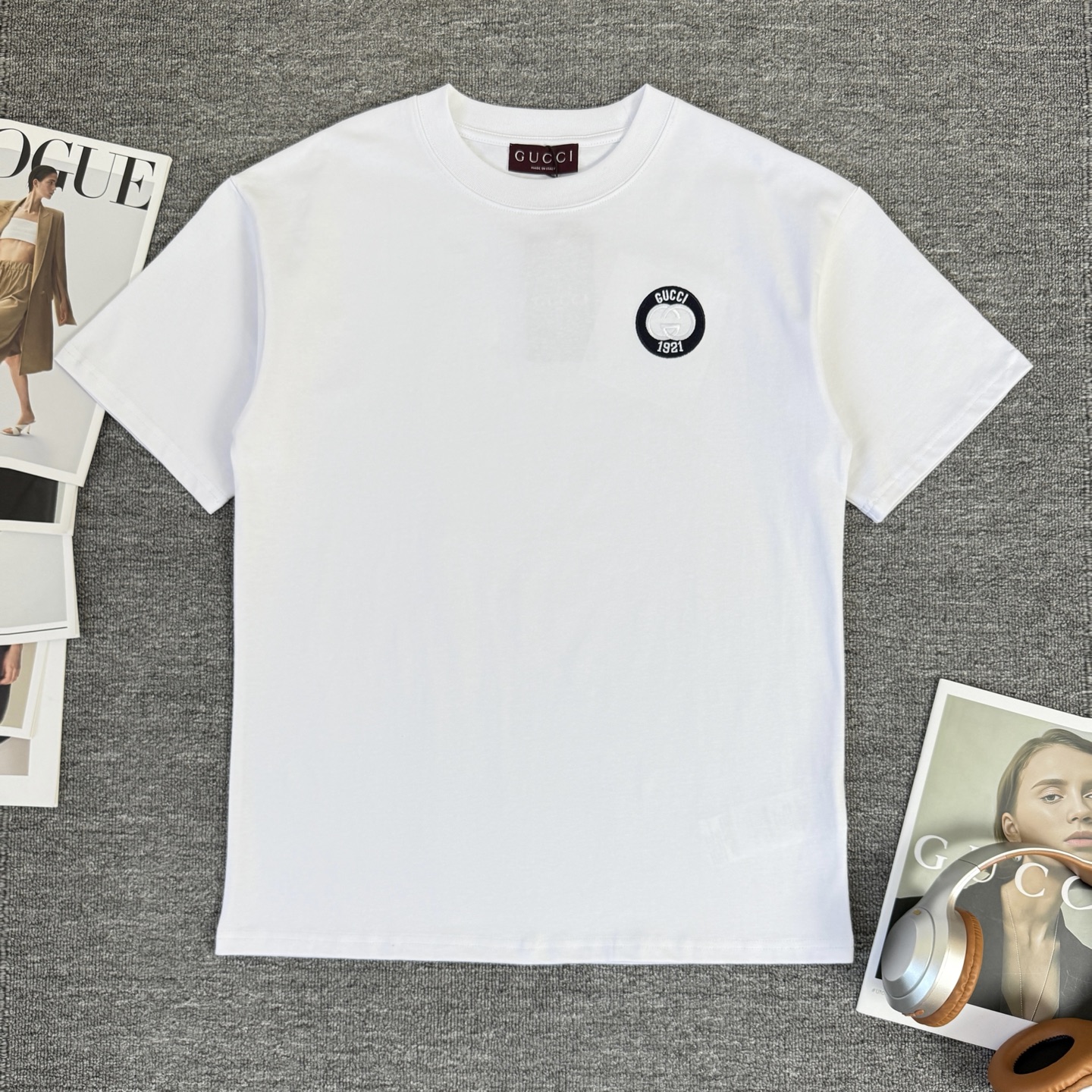 Gucci GUCCI/古驰 高品质320克圆领短袖T恤