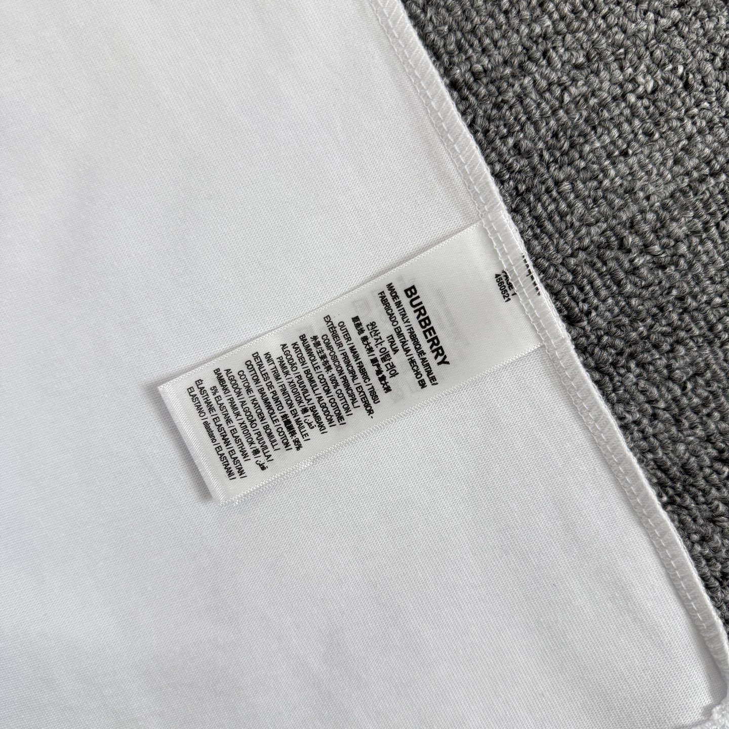 Burberry BURBERRY/巴宝莉 高品质320克圆领短袖T恤