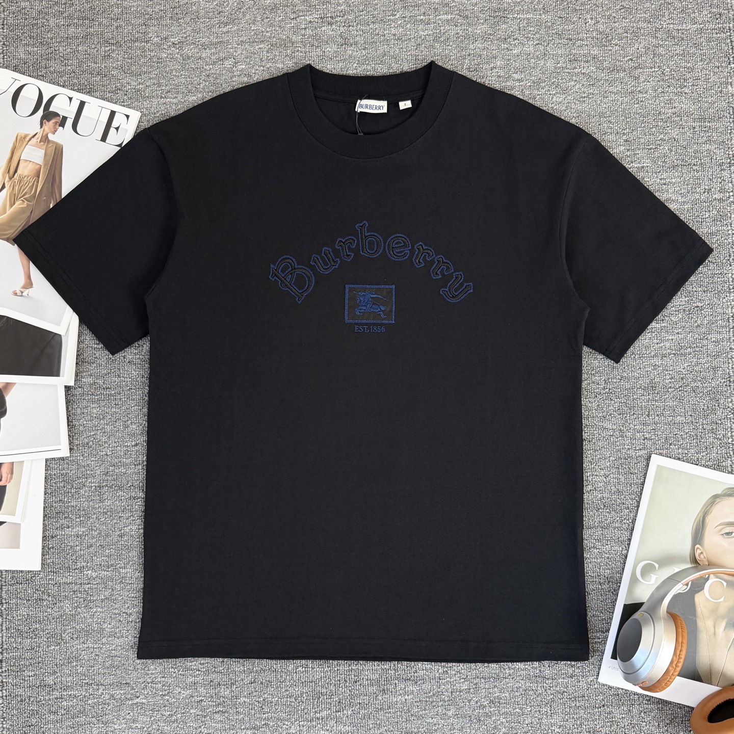 Burberry BURBERRY/巴宝莉 高品质320克圆领短袖T恤