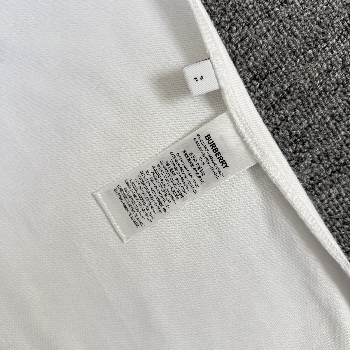 Burberry BURBERRY/巴宝莉 高品质320克圆领短袖T恤