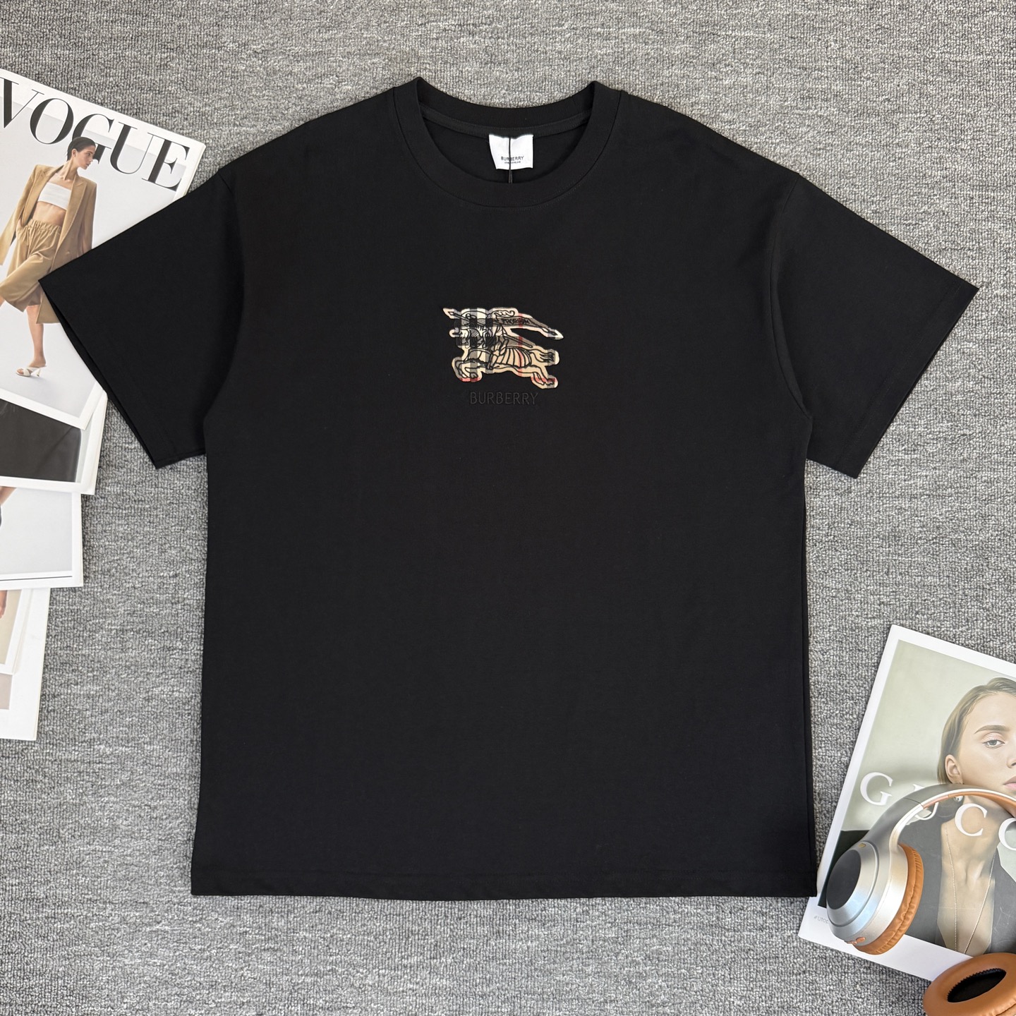 Burberry BURBERRY/巴宝莉 高品质320克圆领短袖T恤