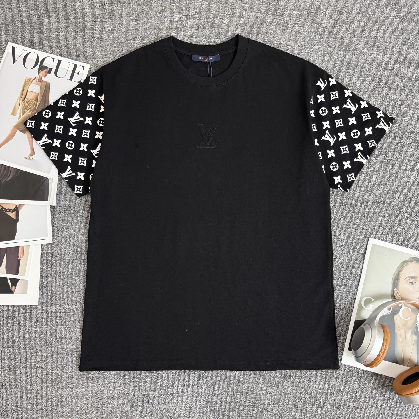 P85 A607 (Llegó el mismo día, disponible en stock) Louis Vuitton / Louis Vuitton Camiseta de manga corta con cuello red…