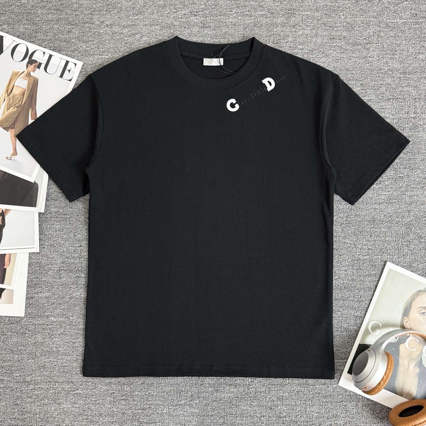 Dior DIOR/迪奥 高品质320克圆领短袖T恤