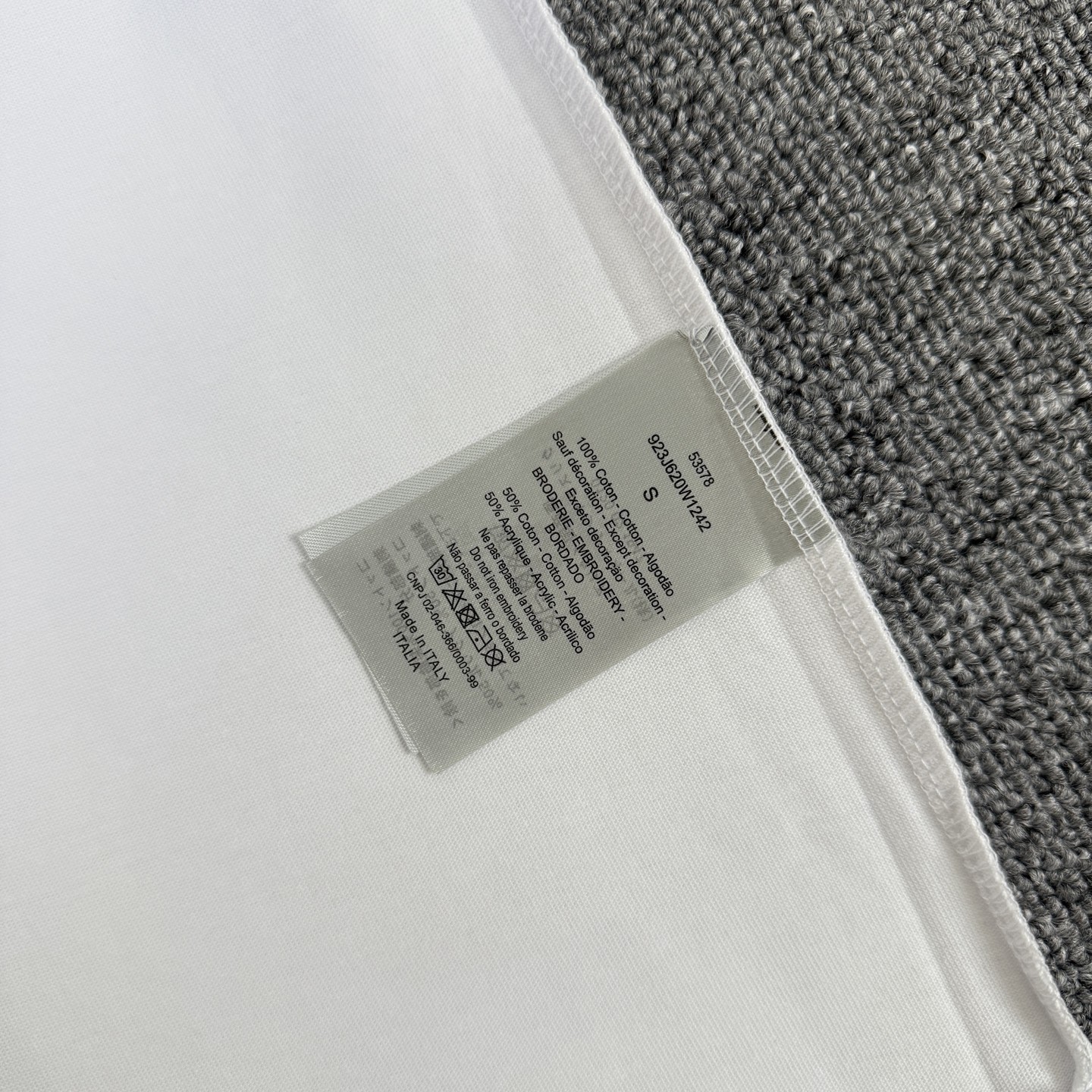 Dior DIOR/迪奥 高品质320克圆领短袖T恤