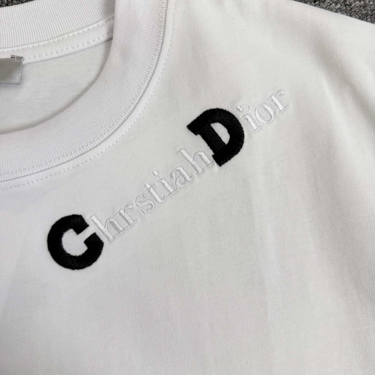 Dior DIOR/迪奥 高品质320克圆领短袖T恤