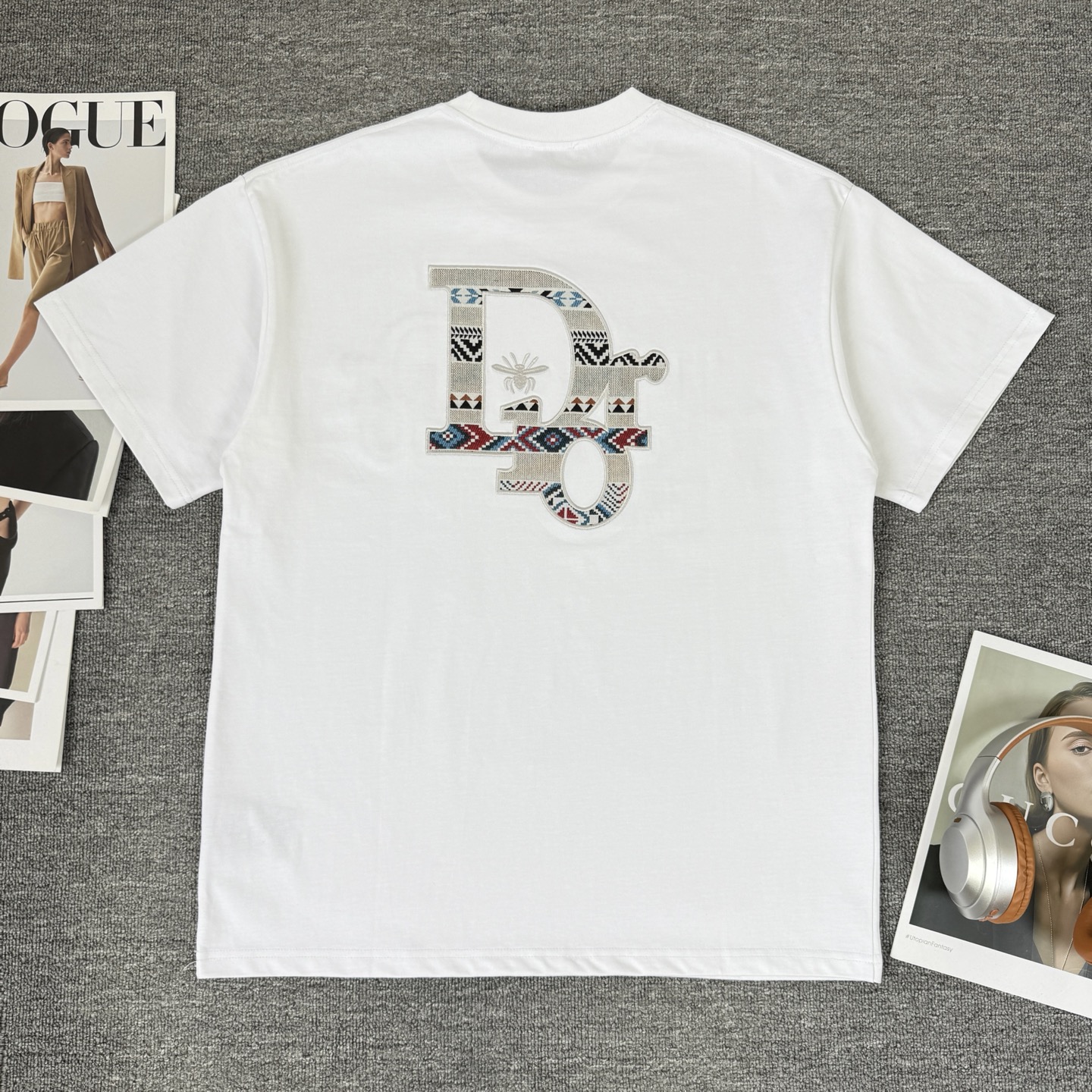 Dior DIOR/迪奥 高品质320克圆领短袖T恤
