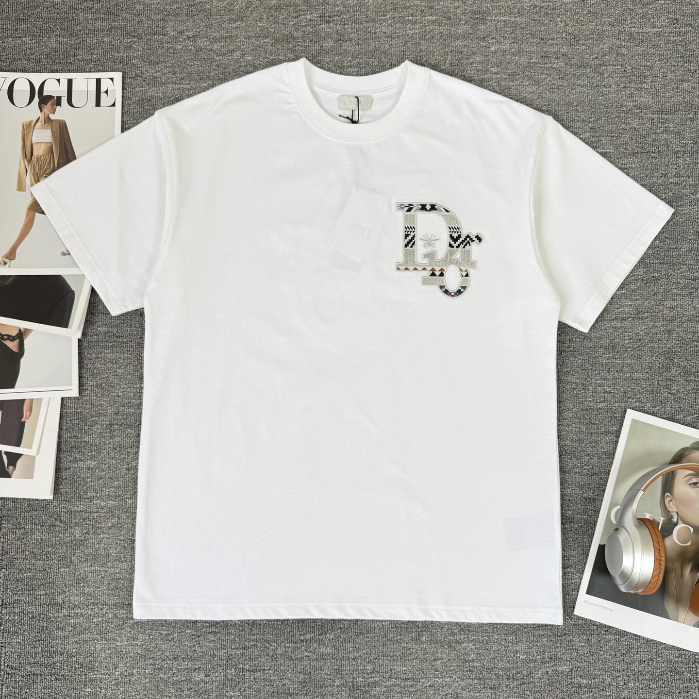 Dior DIOR/迪奥 高品质320克圆领短袖T恤