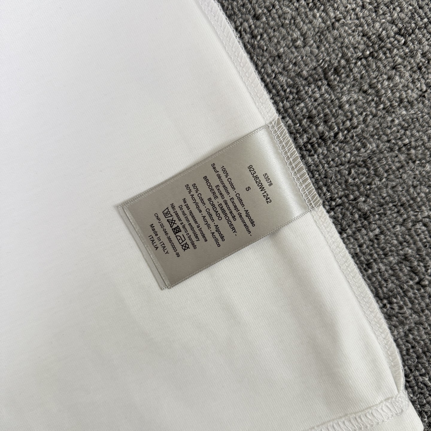 Dior DIOR/迪奥 高品质320克圆领短袖T恤