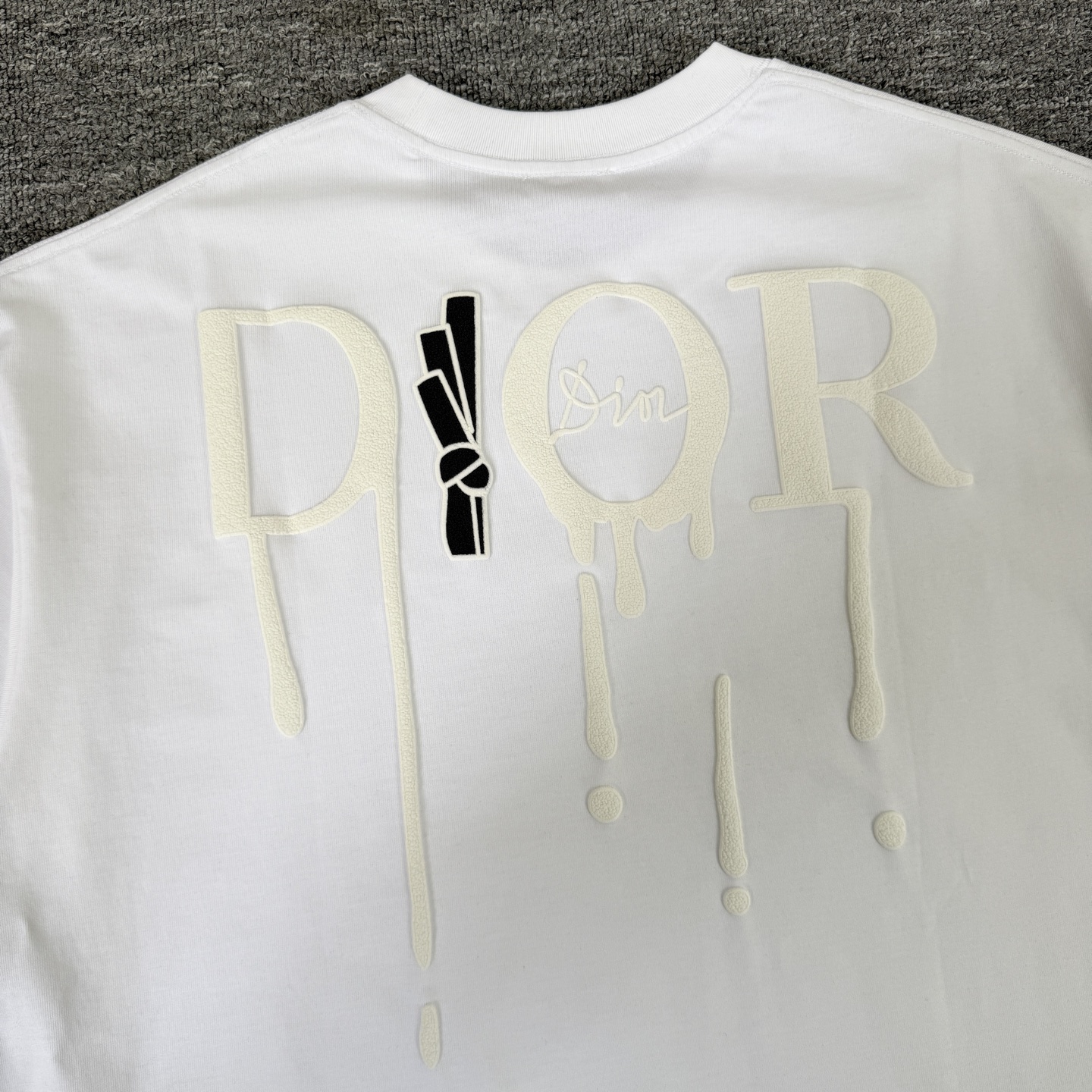 Dior DIOR/迪奥 高品质320克圆领短袖T恤