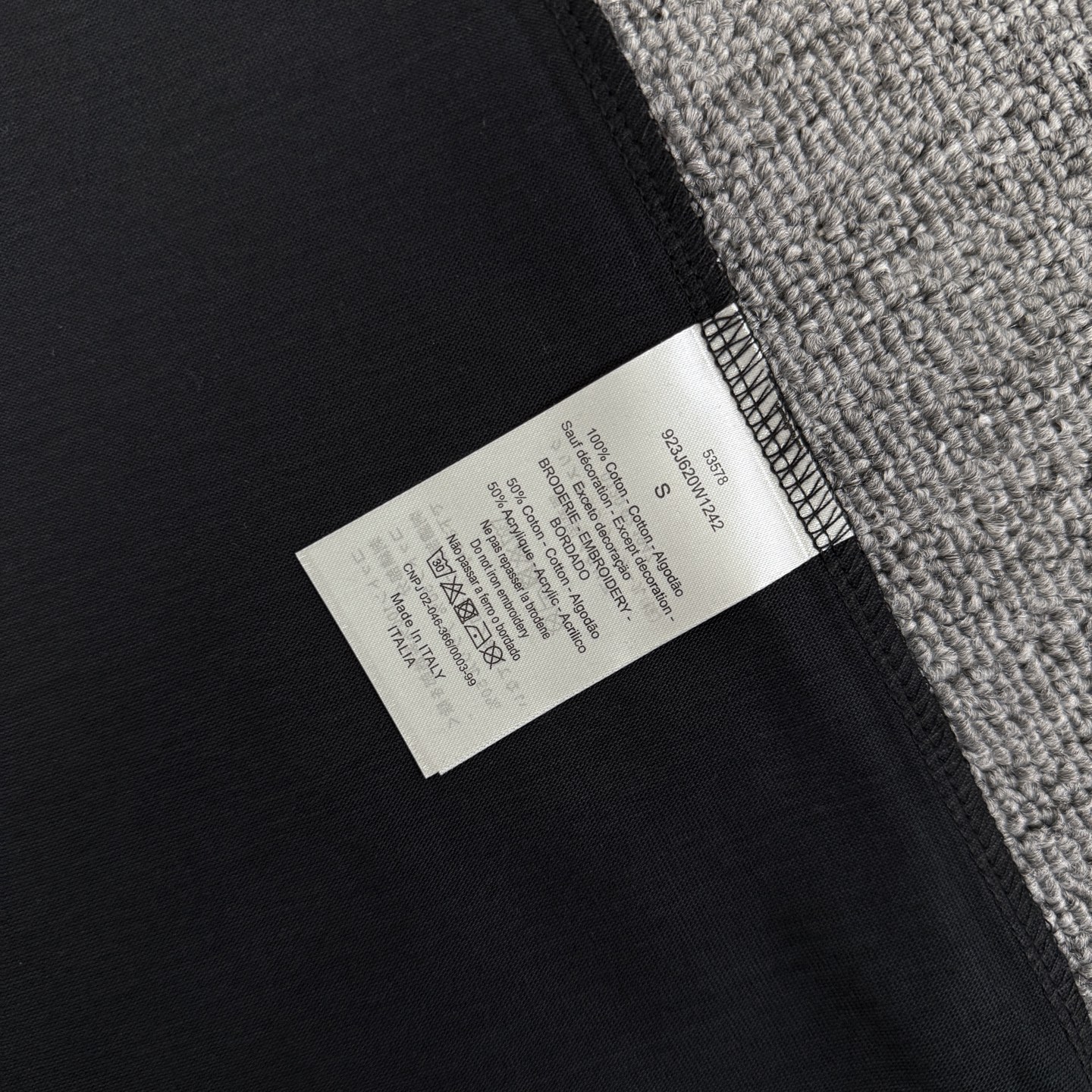 Dior DIOR/迪奥 高品质320克圆领短袖T恤