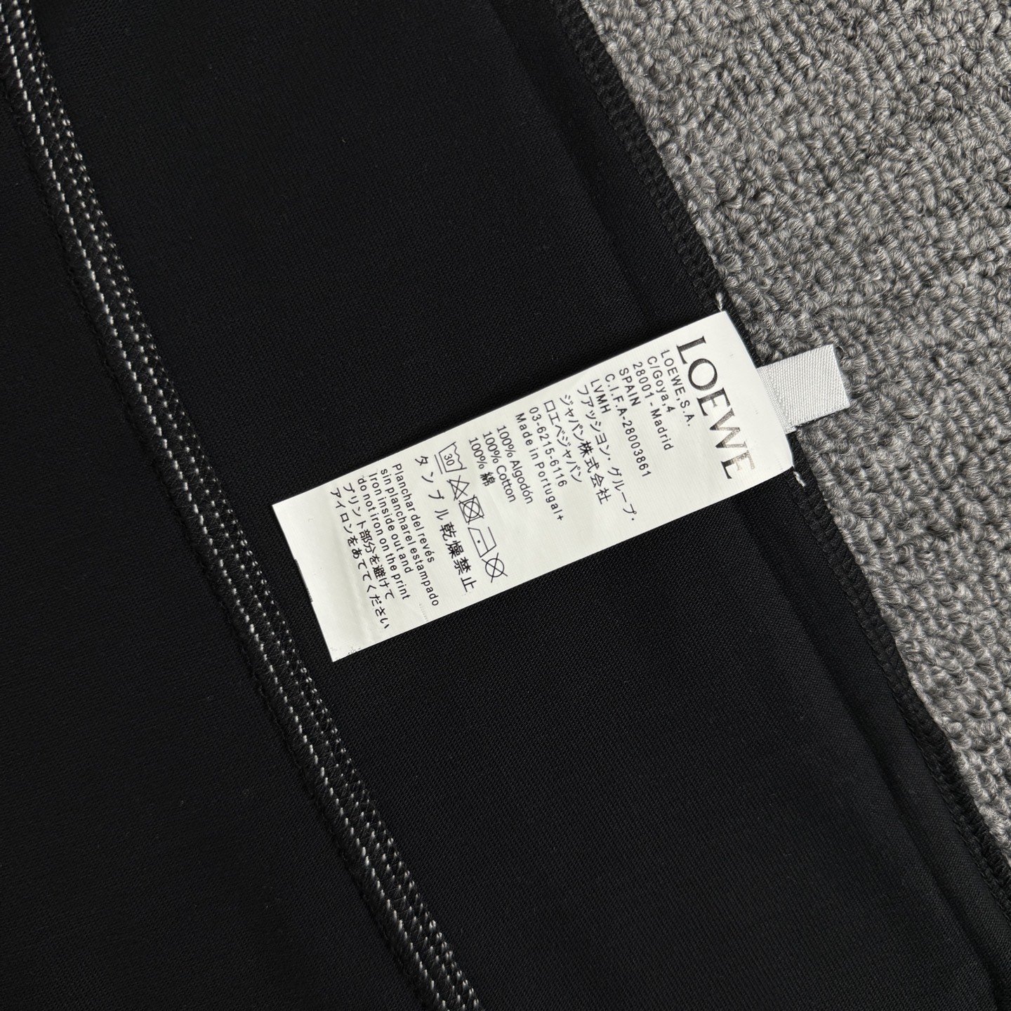Loewe LOEWE/罗意威 高品质320克圆领短袖T恤