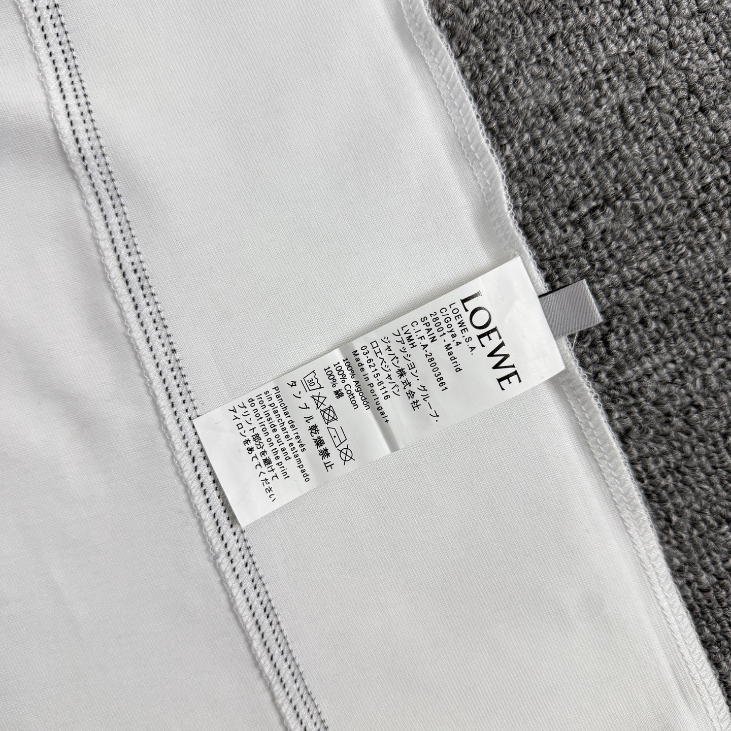 Loewe LOEWE/罗意威 高品质320克圆领短袖T恤