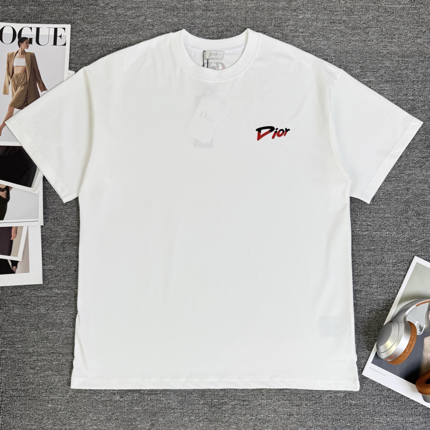 Dior DIOR/迪奥 高品质320克圆领短袖T恤