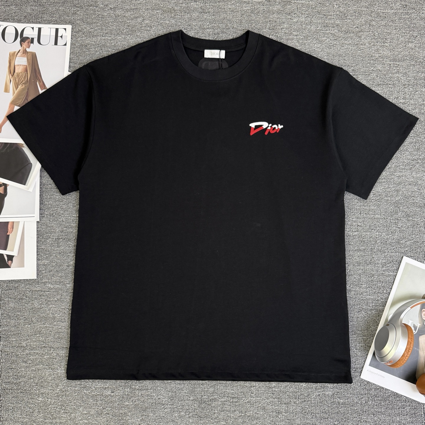 Dior DIOR/迪奥 高品质320克圆领短袖T恤