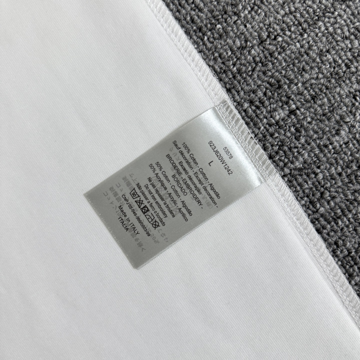Dior DIOR/迪奥 高品质320克圆领短袖T恤
