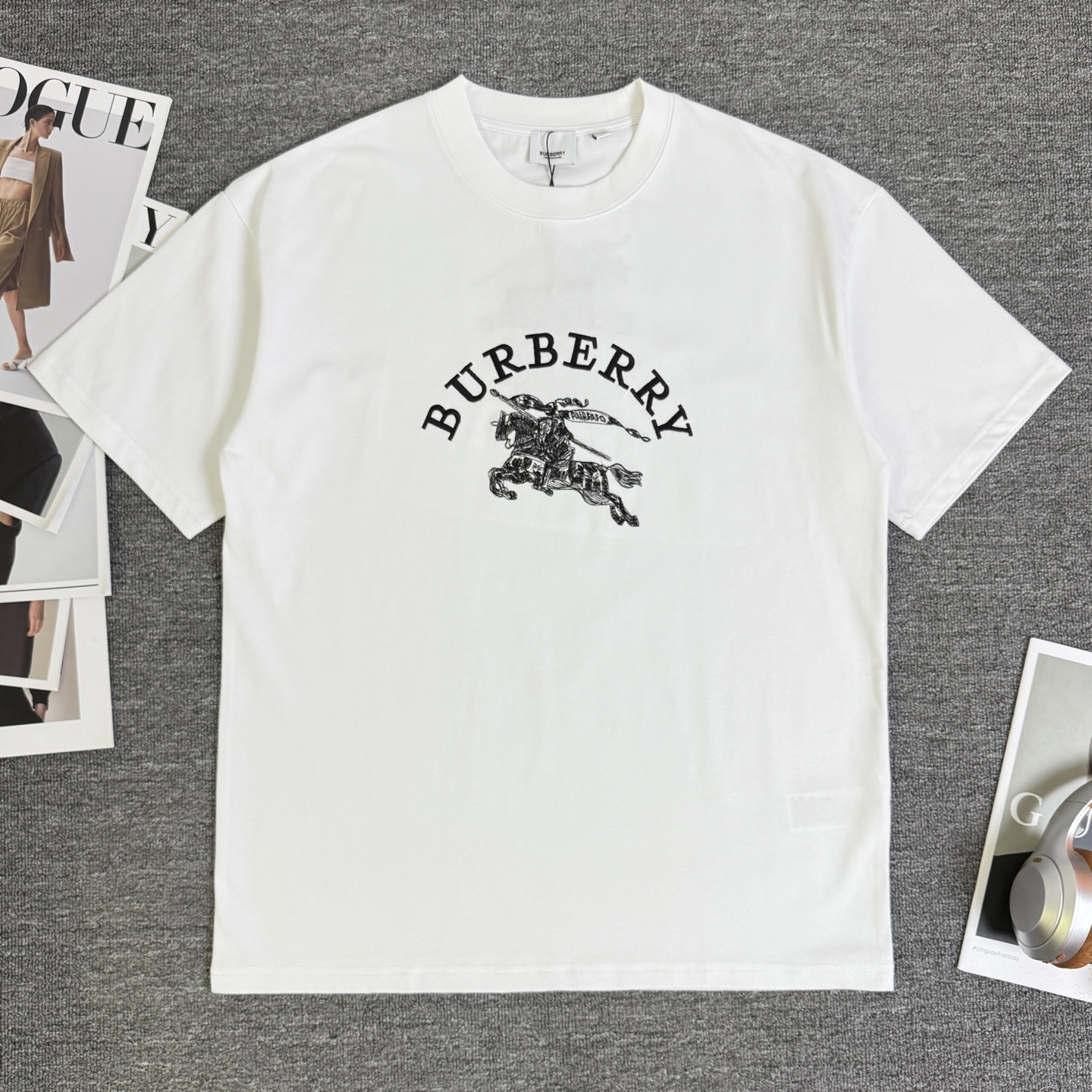 Burberry BURBERRY/巴宝莉 高品质320克圆领短袖T恤