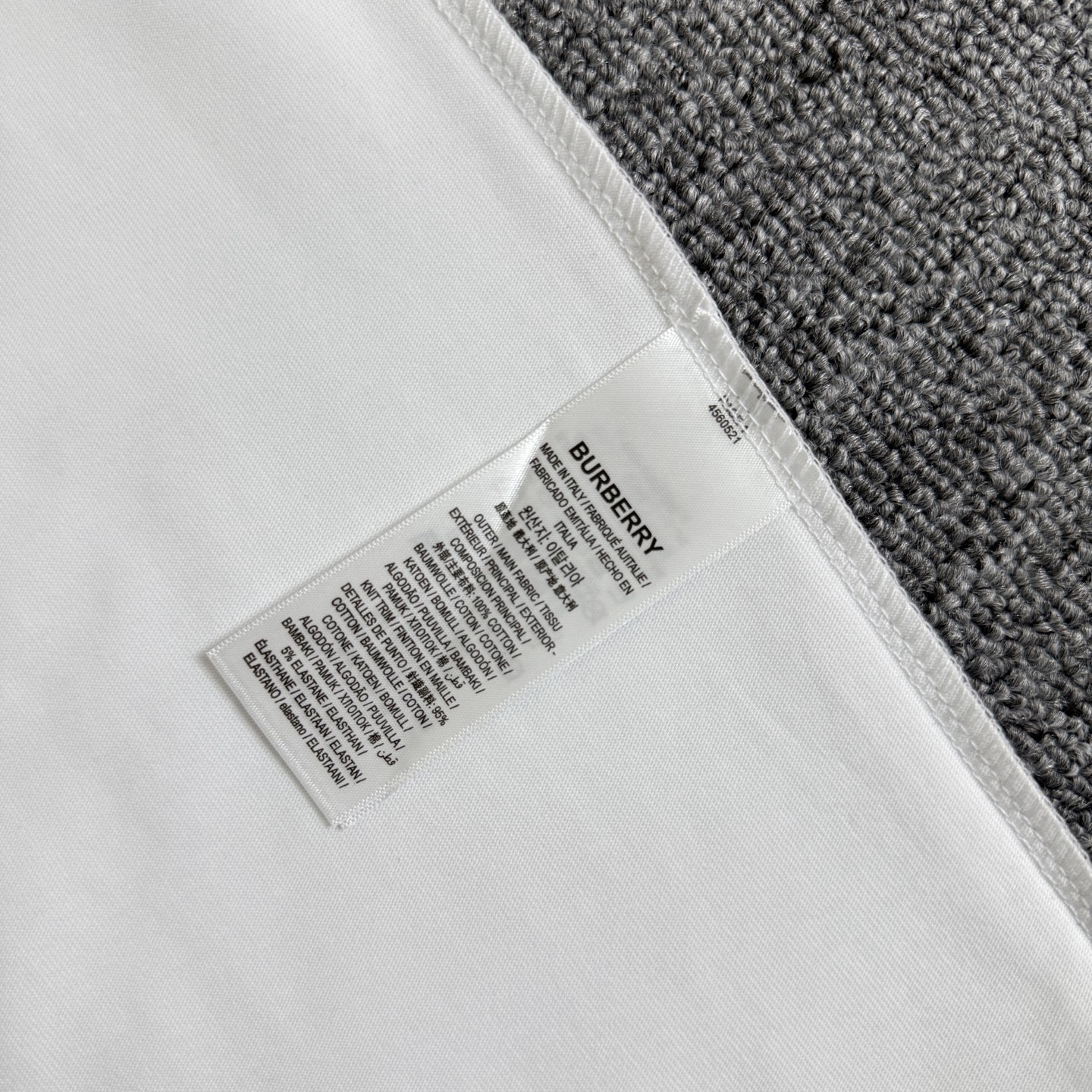 Burberry BURBERRY/巴宝莉 高品质320克圆领短袖T恤