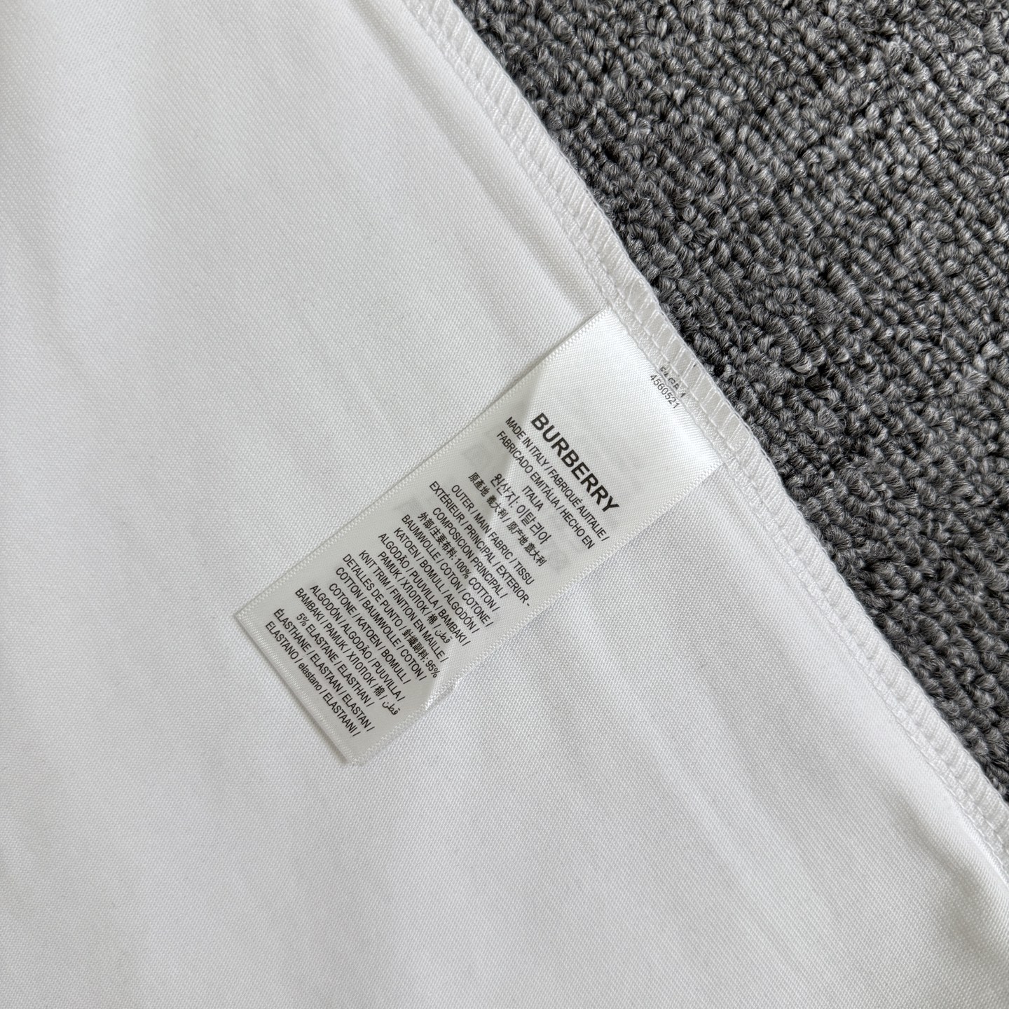 Burberry BURBERRY/巴宝莉 高品质320克圆领短袖T恤