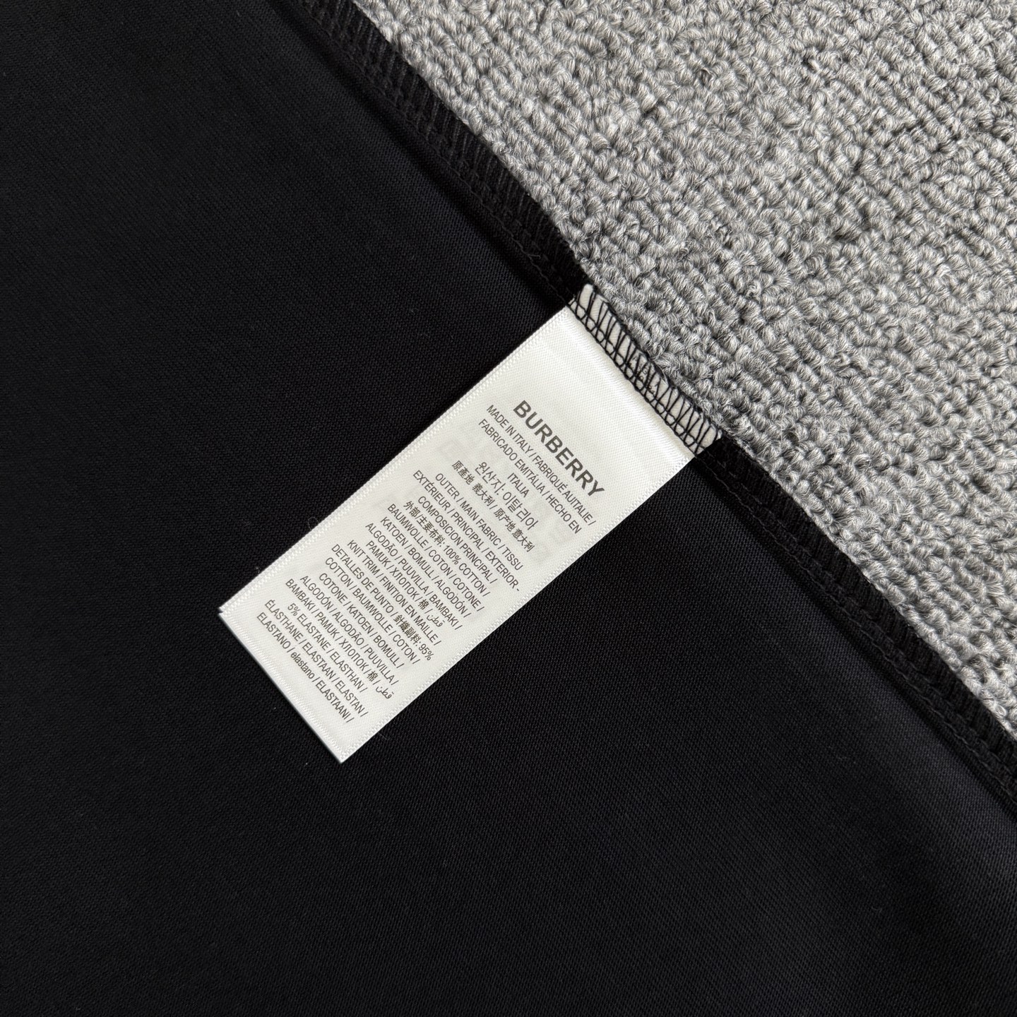 Burberry BURBERRY/巴宝莉 高品质320克圆领短袖T恤