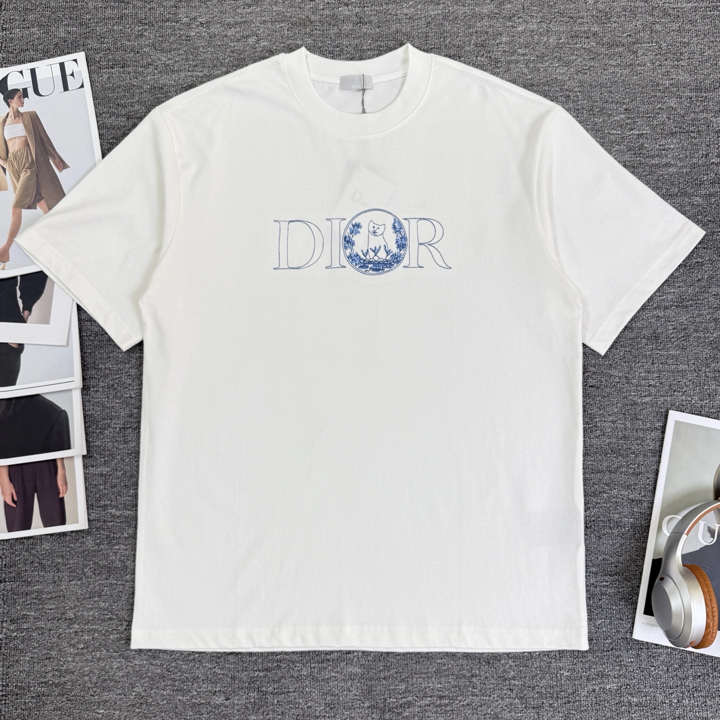 Dior DIOR/迪奥 高品质320克圆领短袖T恤