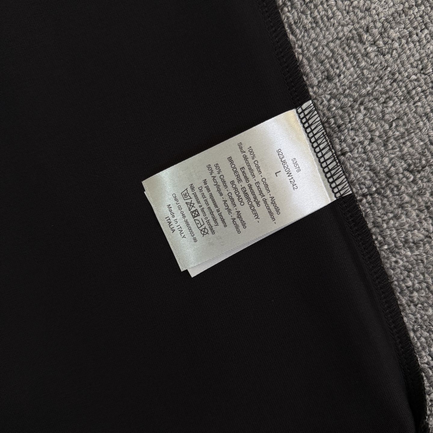 Dior DIOR/迪奥 高品质320克圆领短袖T恤