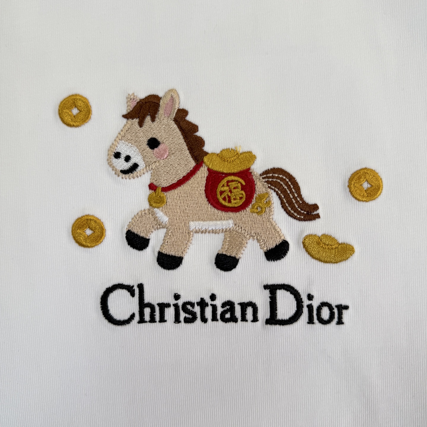 Dior DIOR/迪奥 高品质320克圆领短袖T恤