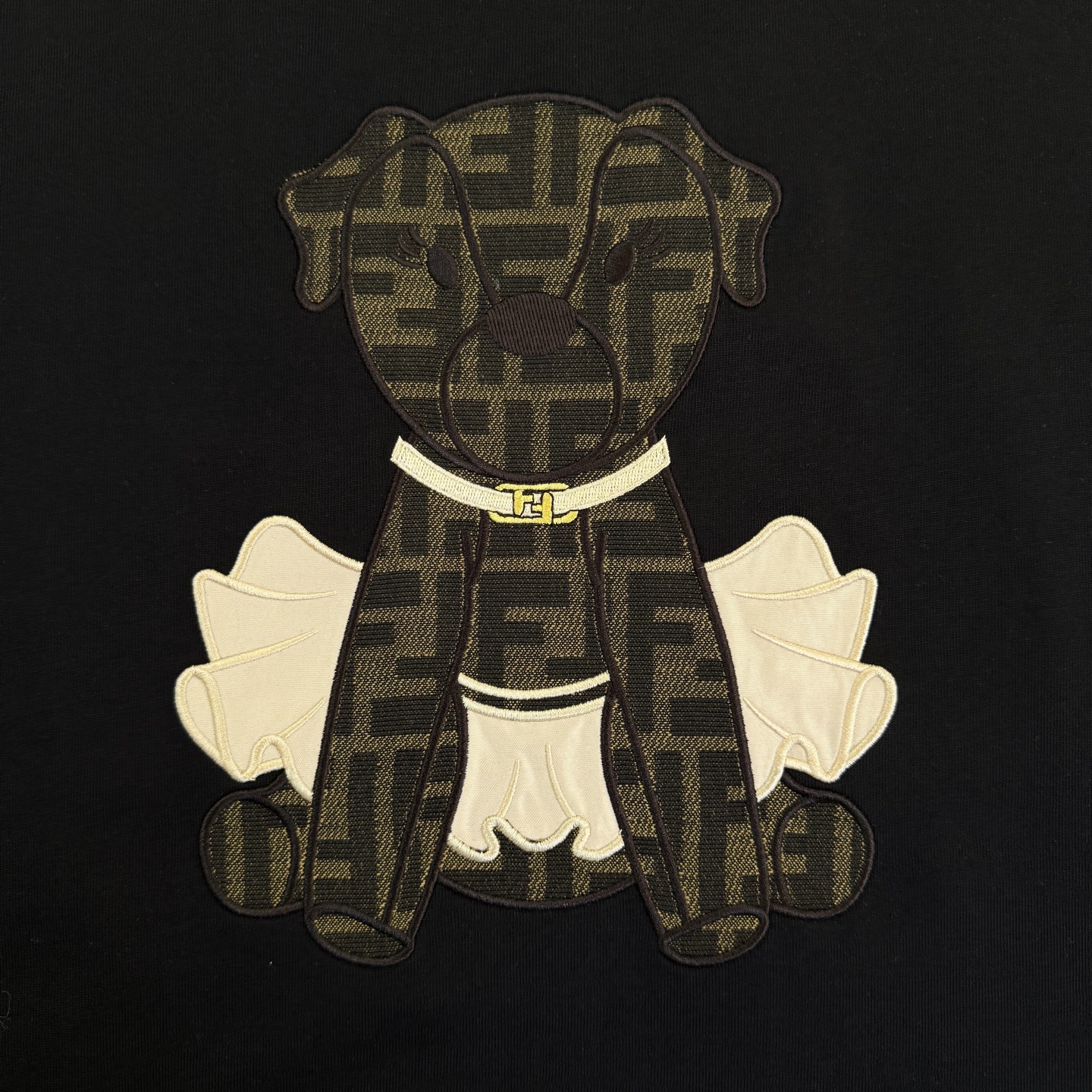 Fendi FENDI/芬迪 高品质320克圆领短袖T恤