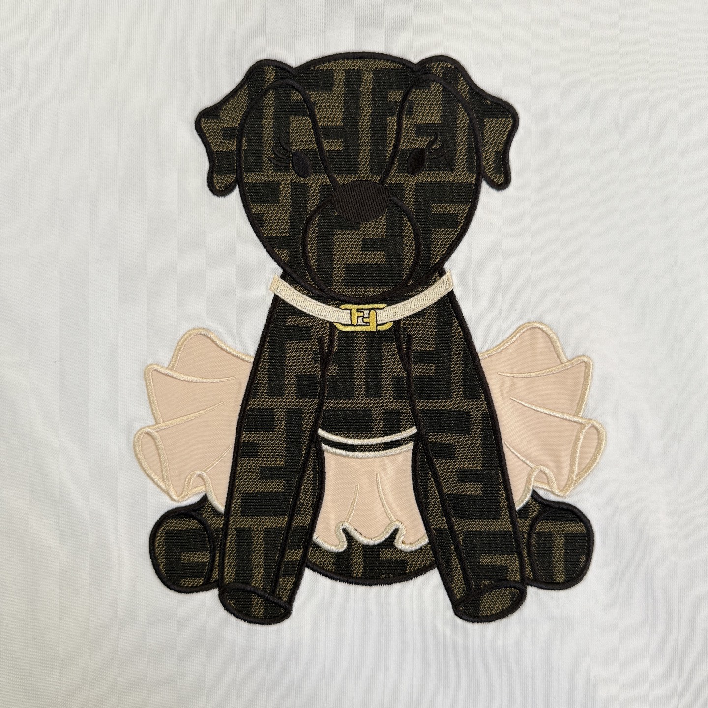Fendi FENDI/芬迪 高品质320克圆领短袖T恤