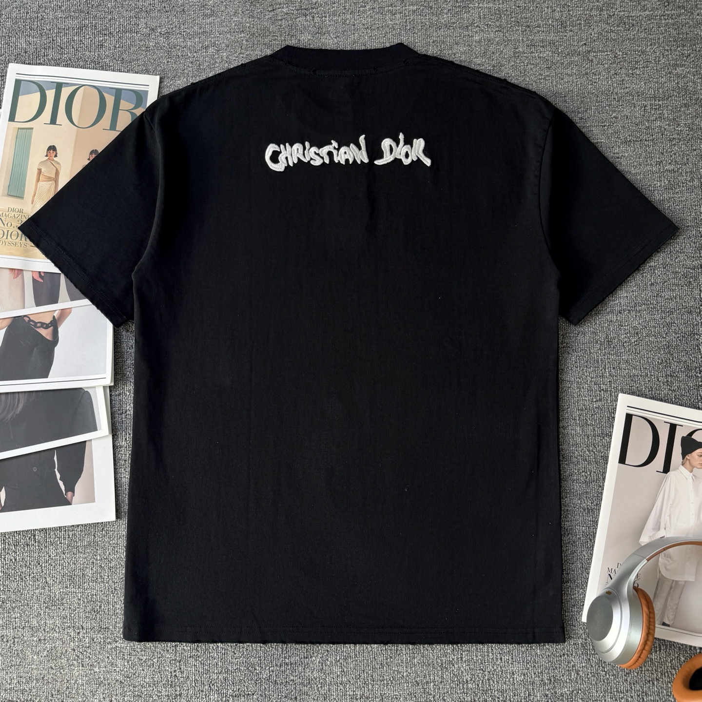Dior DIOR/迪奥 高品质320克圆领短袖T恤