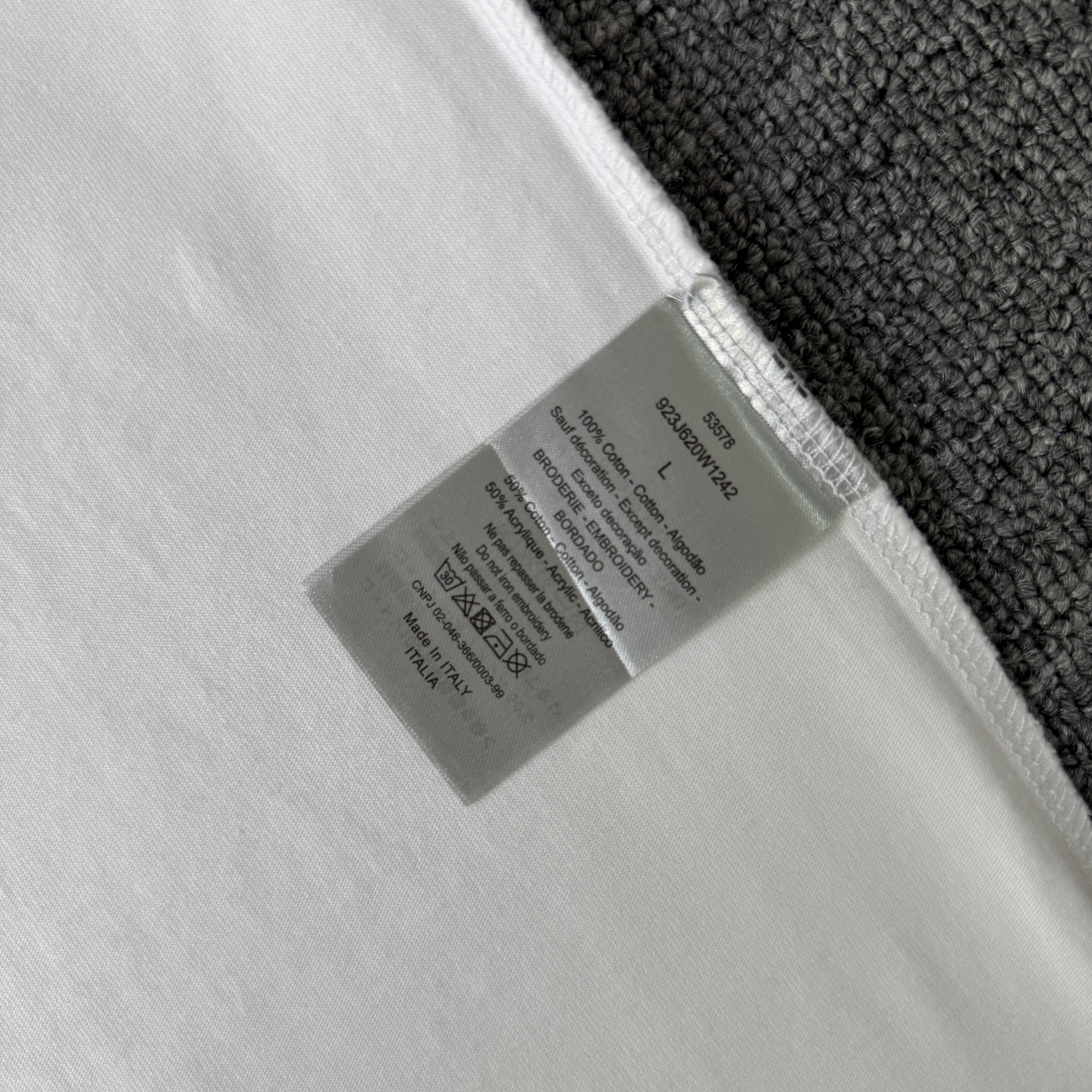 Dior DIOR/迪奥 高品质320克圆领短袖T恤