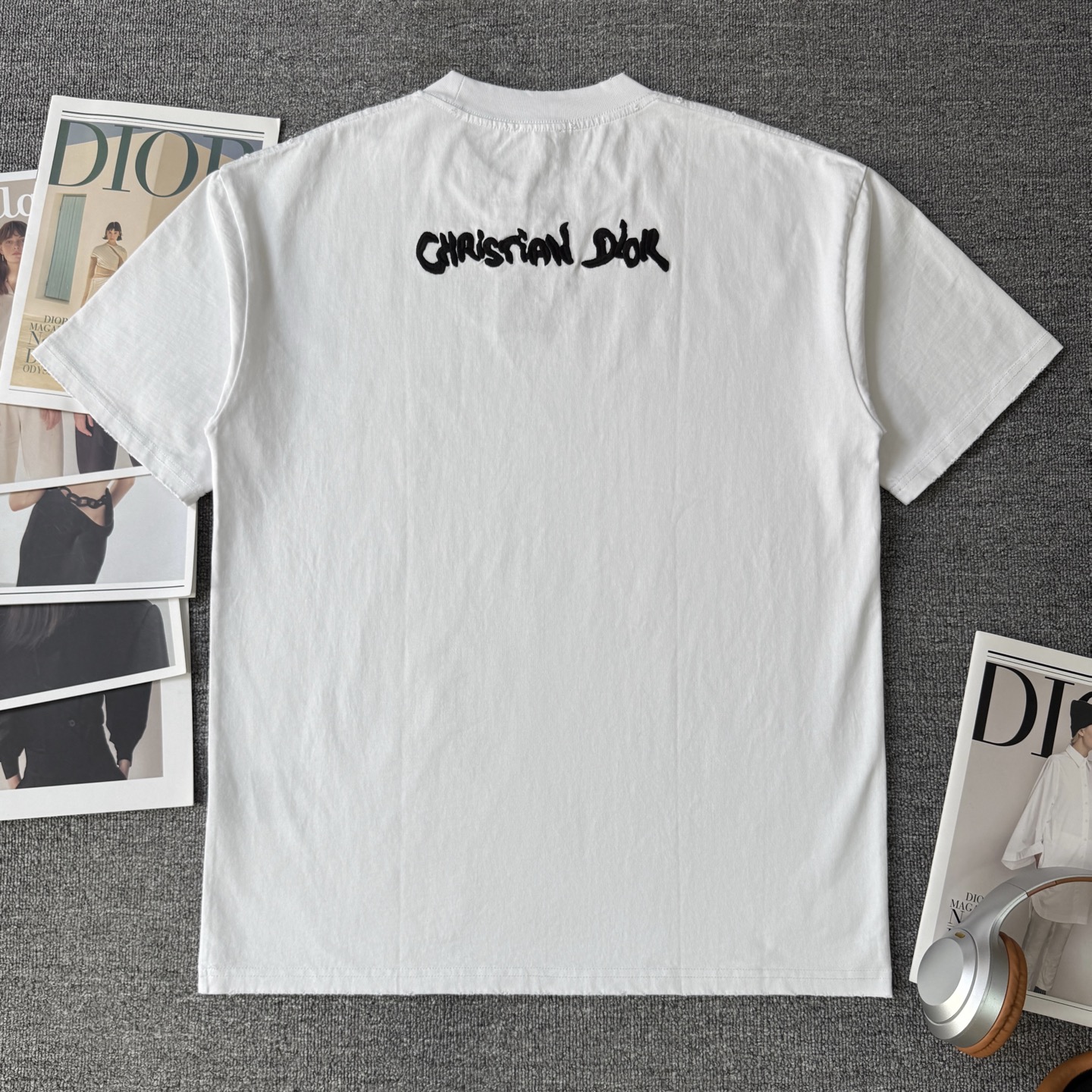 Dior DIOR/迪奥 高品质320克圆领短袖T恤