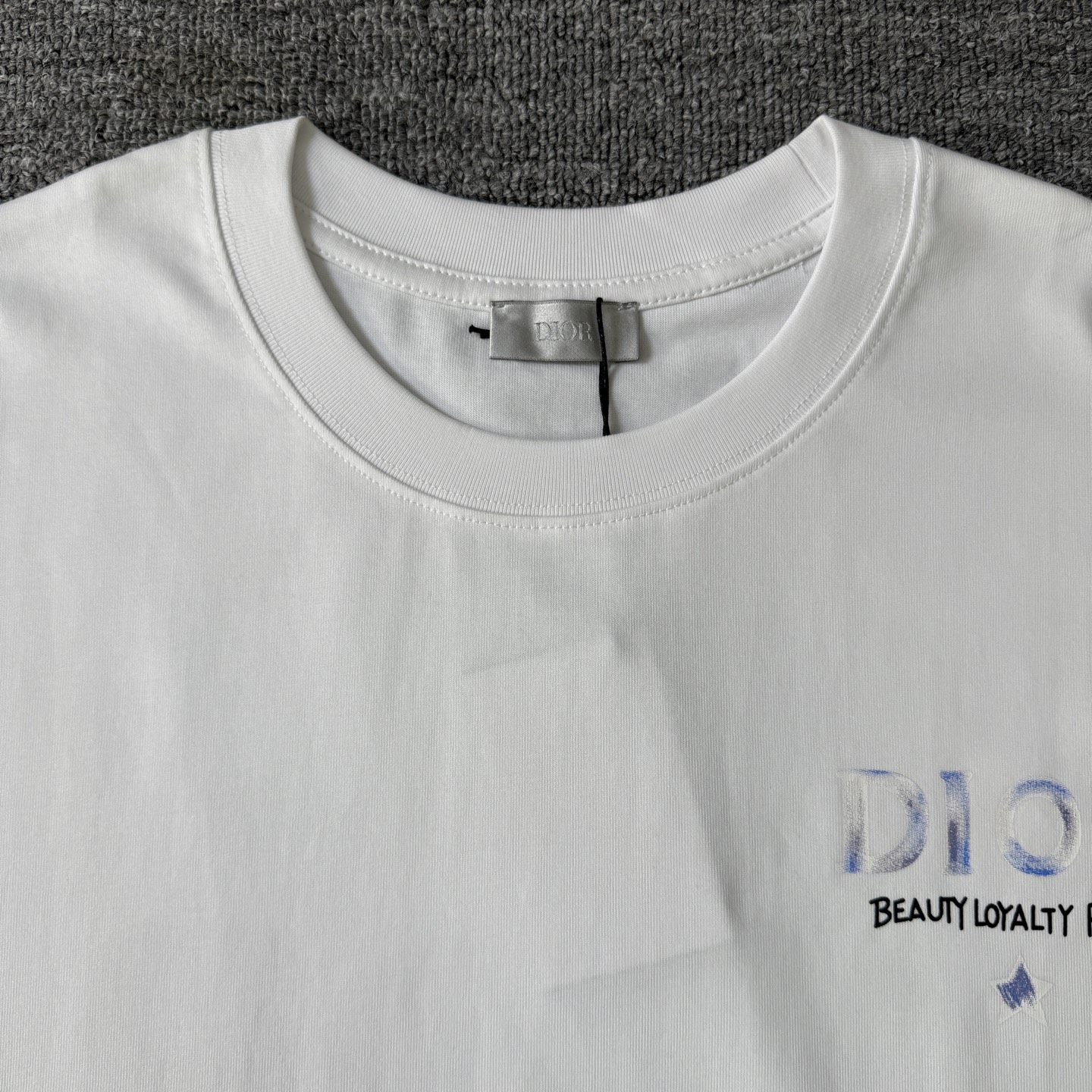 Dior DIOR/迪奥 高品质320克圆领短袖T恤