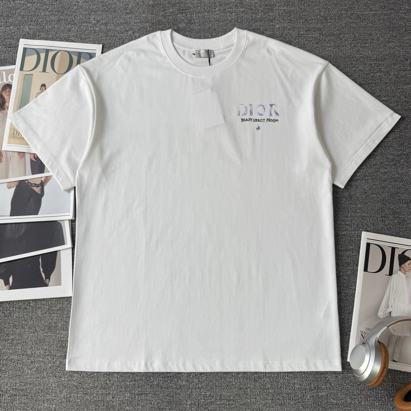 Dior DIOR/迪奥 高品质320克圆领短袖T恤