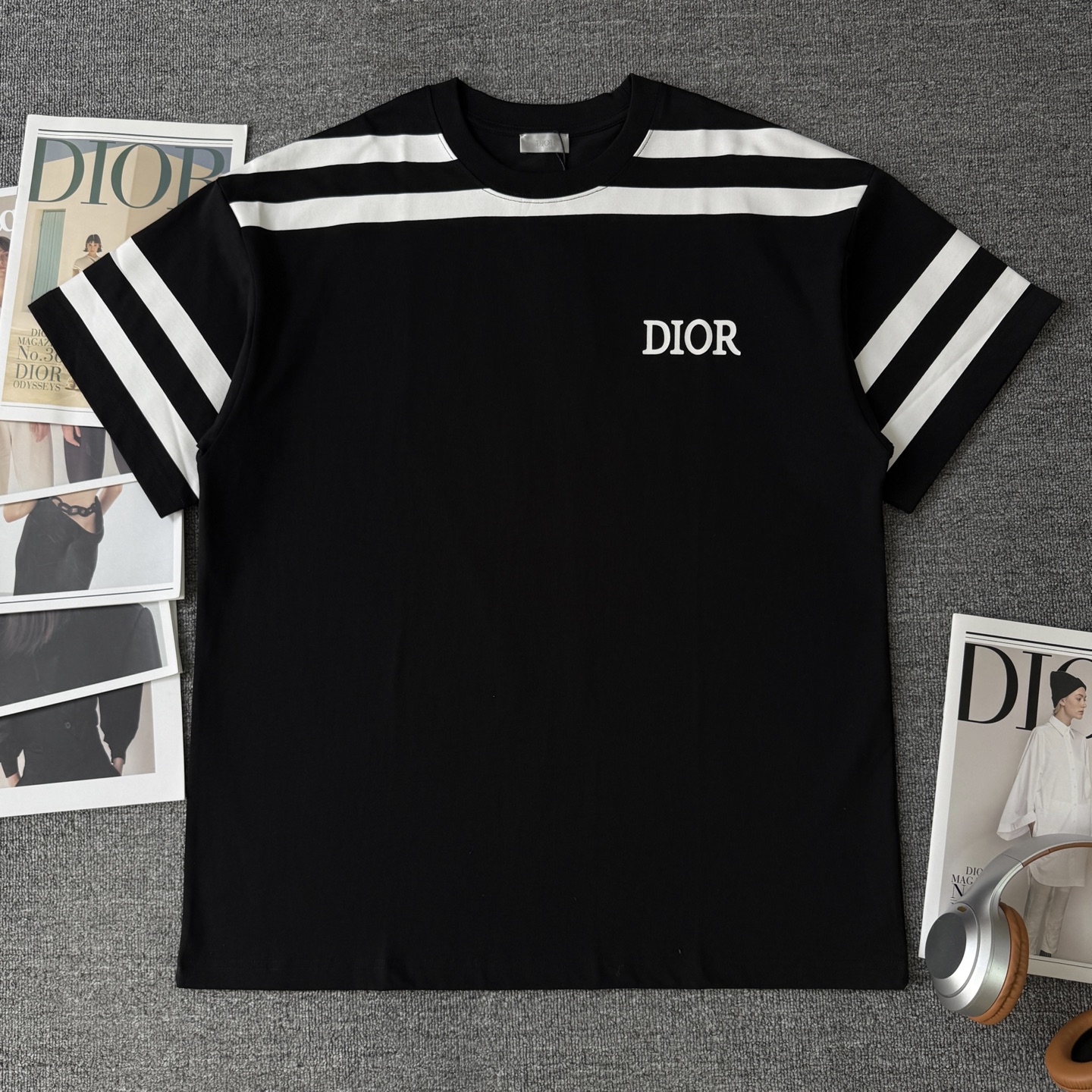Dior DIOR/迪奥 高品质320克圆领短袖T恤
