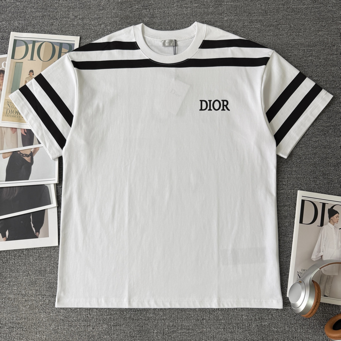 Dior DIOR/迪奥 高品质320克圆领短袖T恤