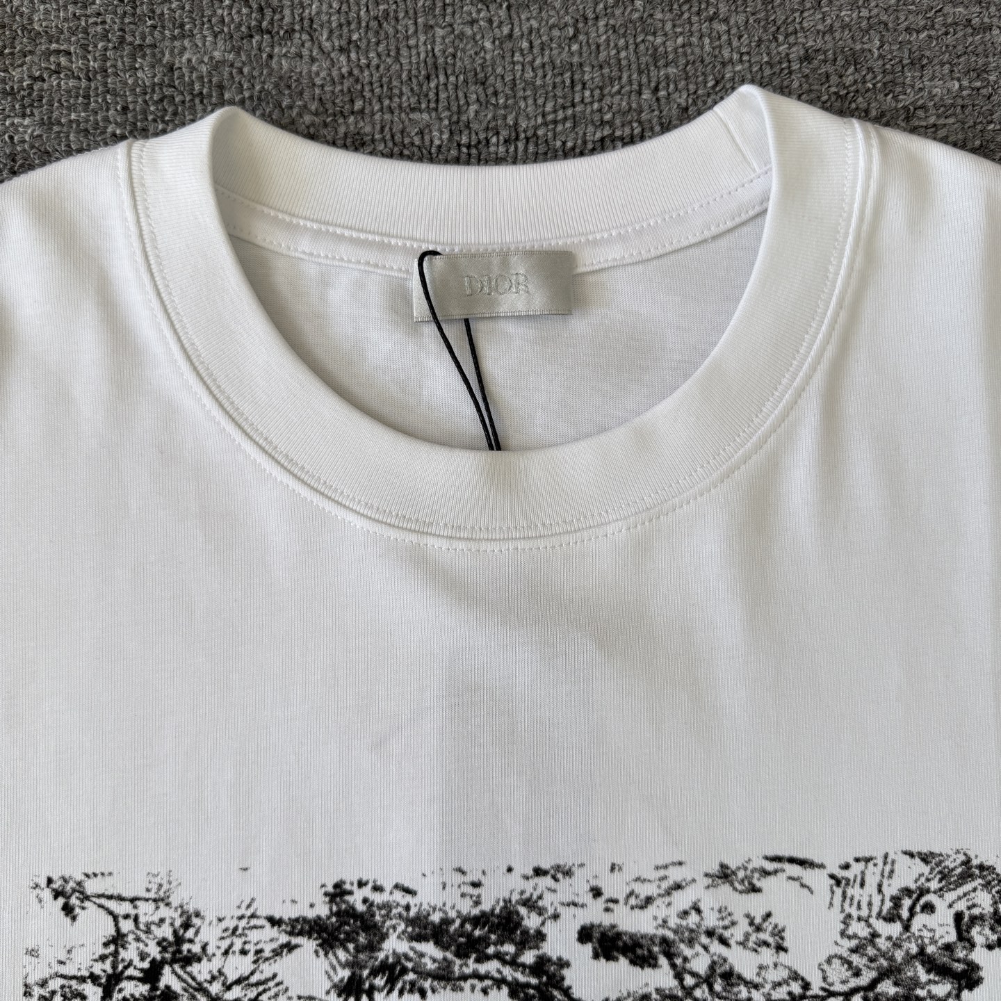 Dior DIOR/迪奥 高品质320克圆领短袖T恤