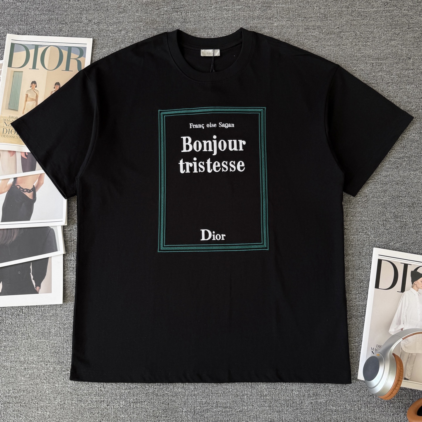 Dior DIOR/迪奥 高品质320克圆领短袖T恤