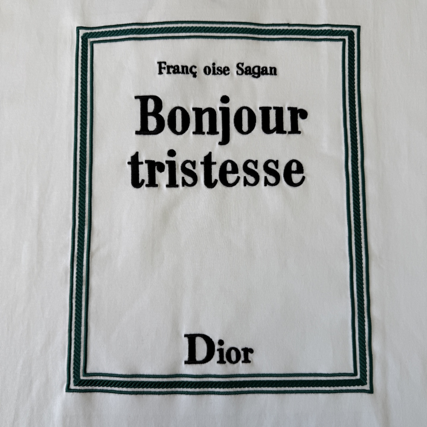 Dior DIOR/迪奥 高品质320克圆领短袖T恤