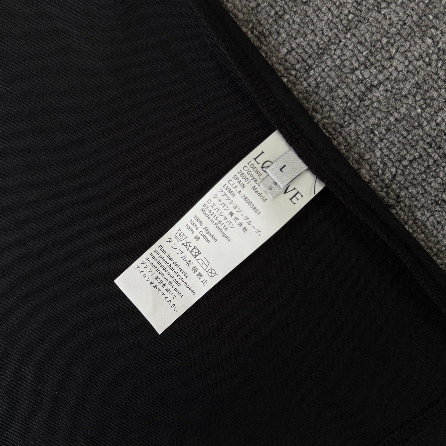 Loewe LOEWE/罗意威 高品质320克圆领短袖T恤