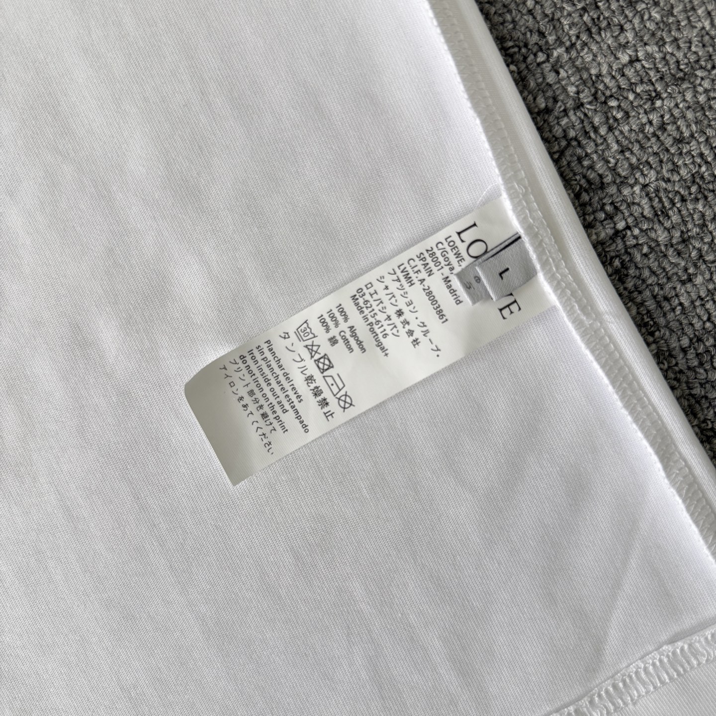Loewe LOEWE/罗意威 高品质320克圆领短袖T恤