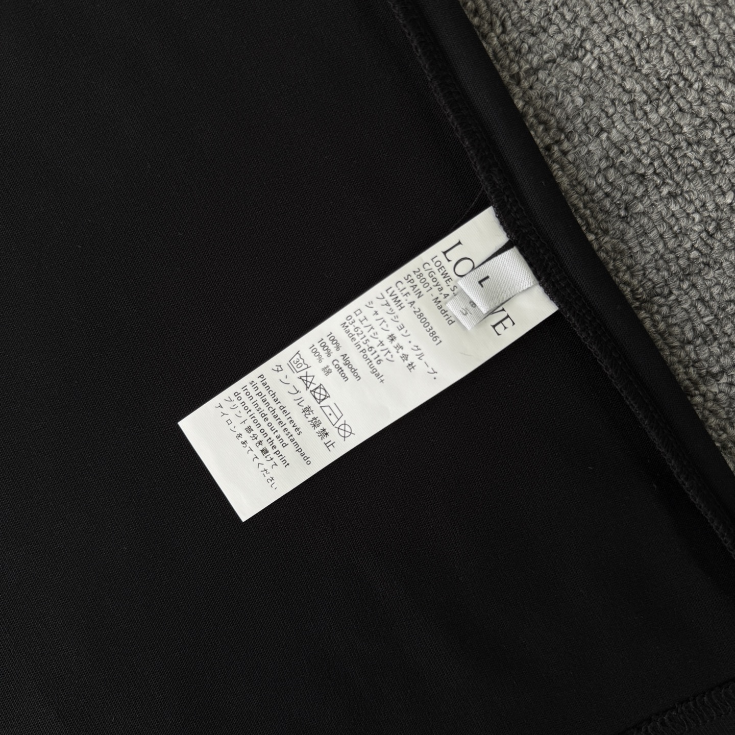 Loewe LOEWE/罗意威 高品质320克圆领短袖T恤