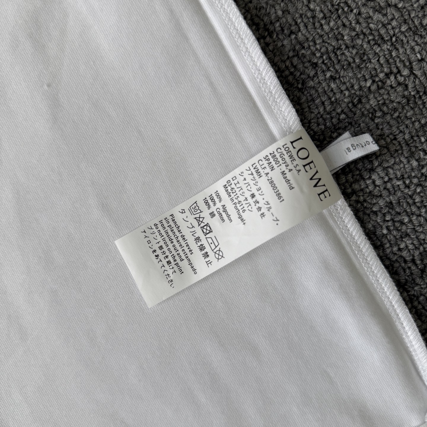 Loewe LOEWE/罗意威 高品质320克圆领短袖T恤