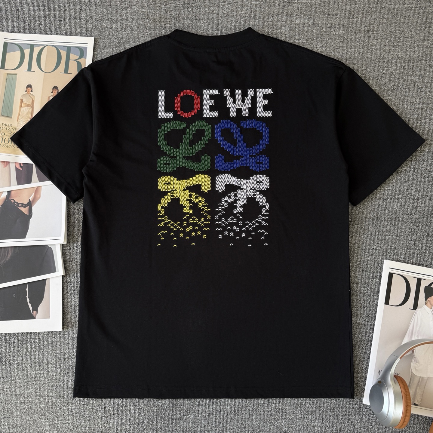 Loewe LOEWE/罗意威 高品质320克圆领短袖T恤