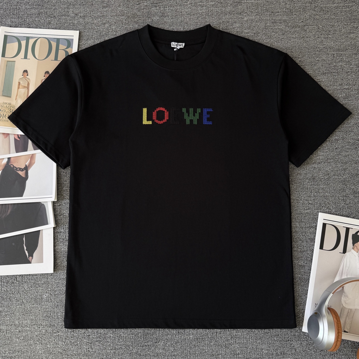 Loewe LOEWE/罗意威 高品质320克圆领短袖T恤