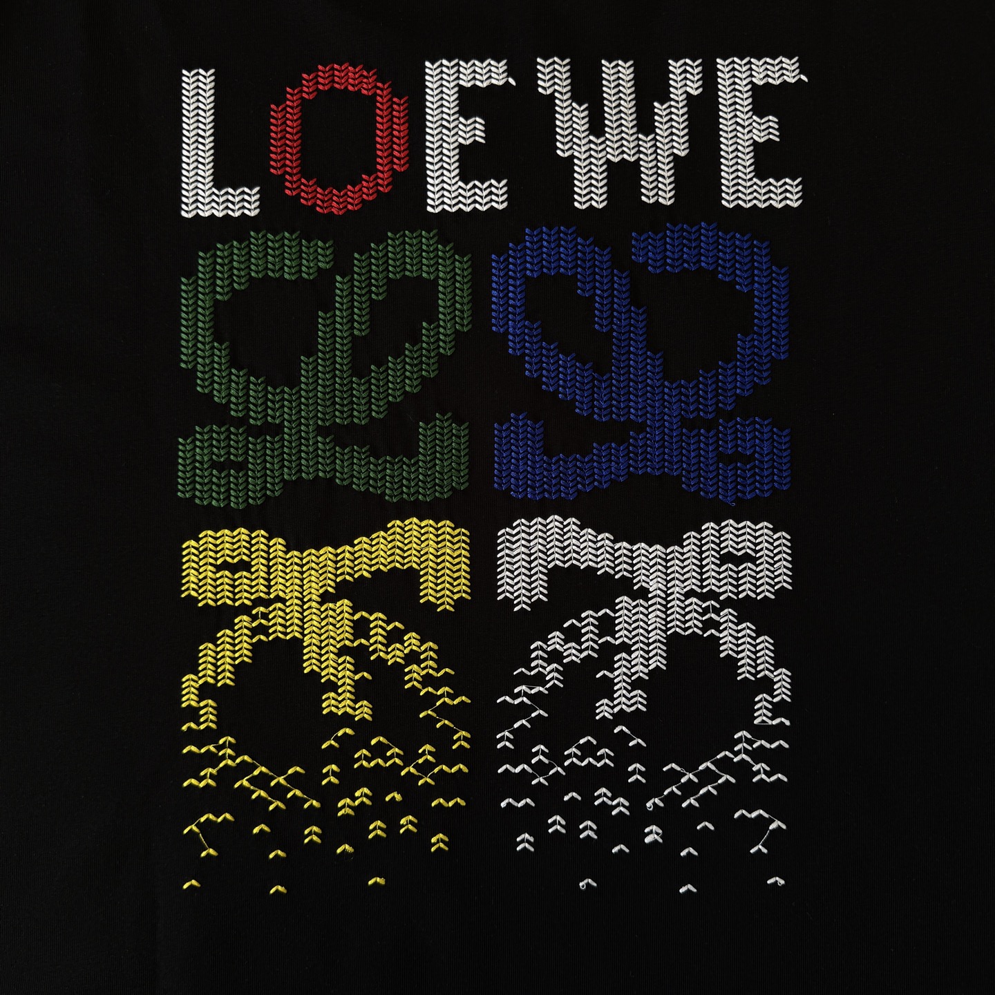 Loewe LOEWE/罗意威 高品质320克圆领短袖T恤