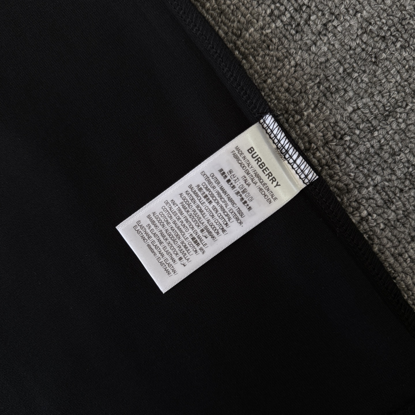 Burberry BURBERRY/巴宝莉 高品质320克圆领短袖T恤
