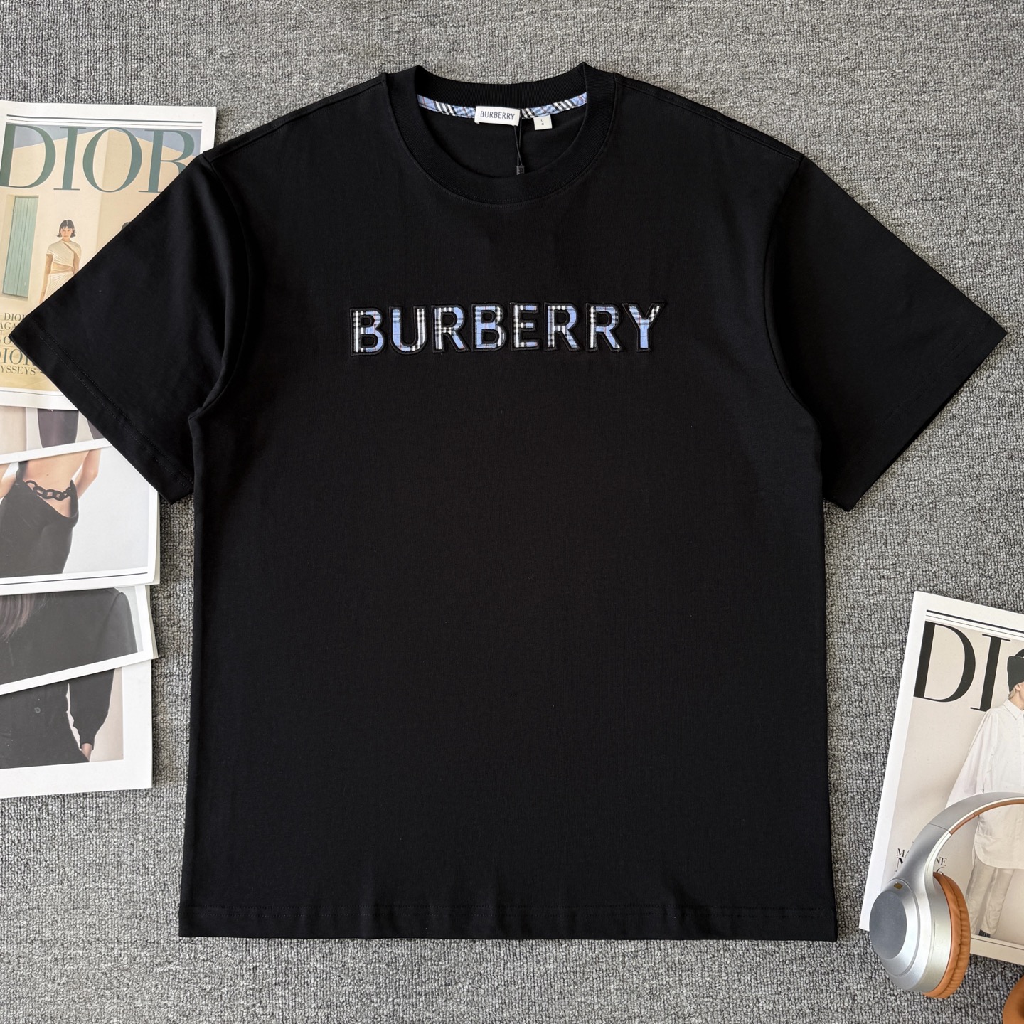 Burberry BURBERRY/巴宝莉 高品质320克圆领短袖T恤